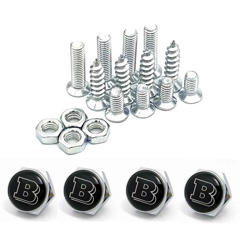 4pcs License Plate Screws for Brabus Frame