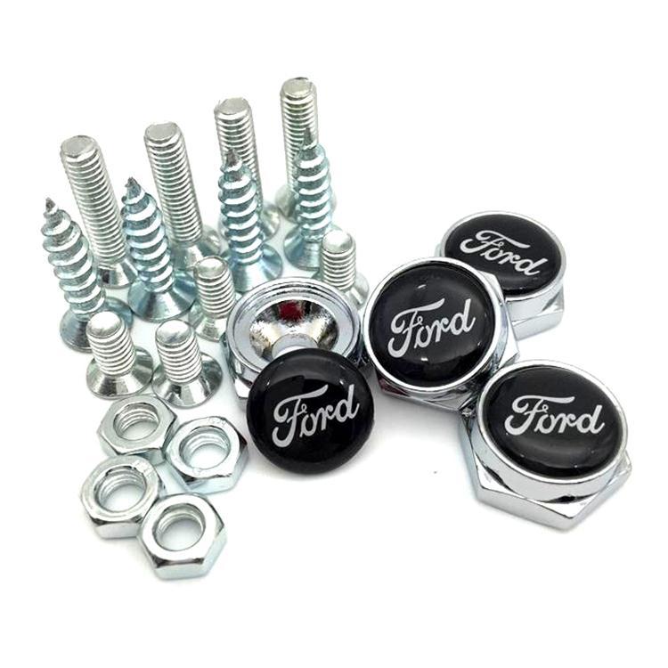 4pcs License Plate Screws for Ford Frame