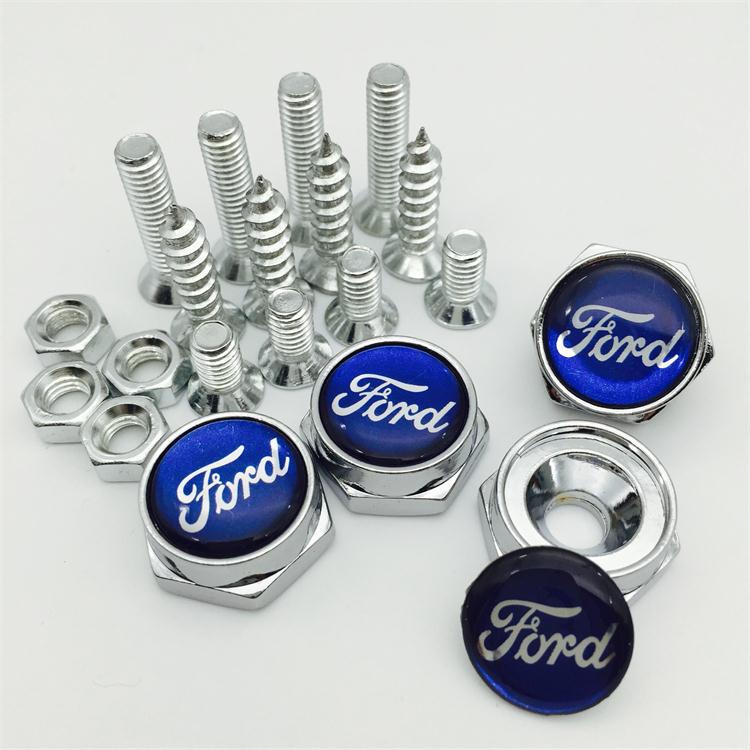 4pcs License Plate Screws for Ford Frame