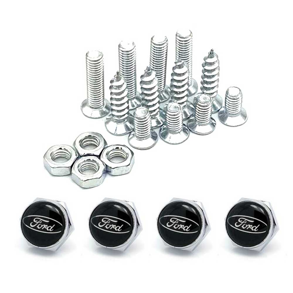 4pcs License Plate Screws for Ford Frame Main image