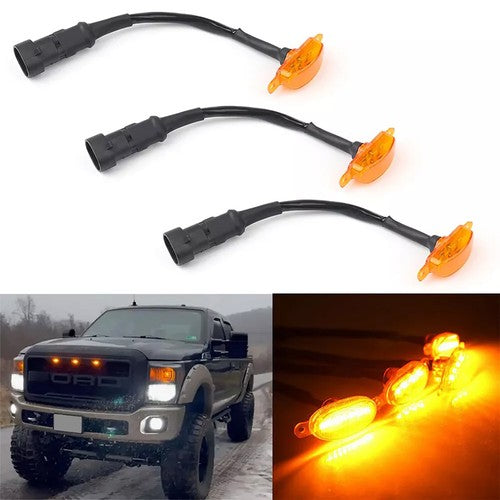 Raptor Grill For 2011-2016 Ford F250 F350 Super Duty Raptor Style Front Grille w/LED