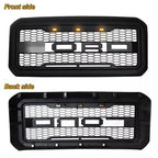 Raptor Grill For 2011-2016 Ford F250 F350 Super Duty Raptor Style Front Grille w/LED