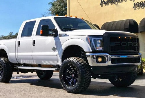 Raptor Grill For 2011-2016 Ford F250 F350 Super Duty Raptor Style Front Grille w/LED