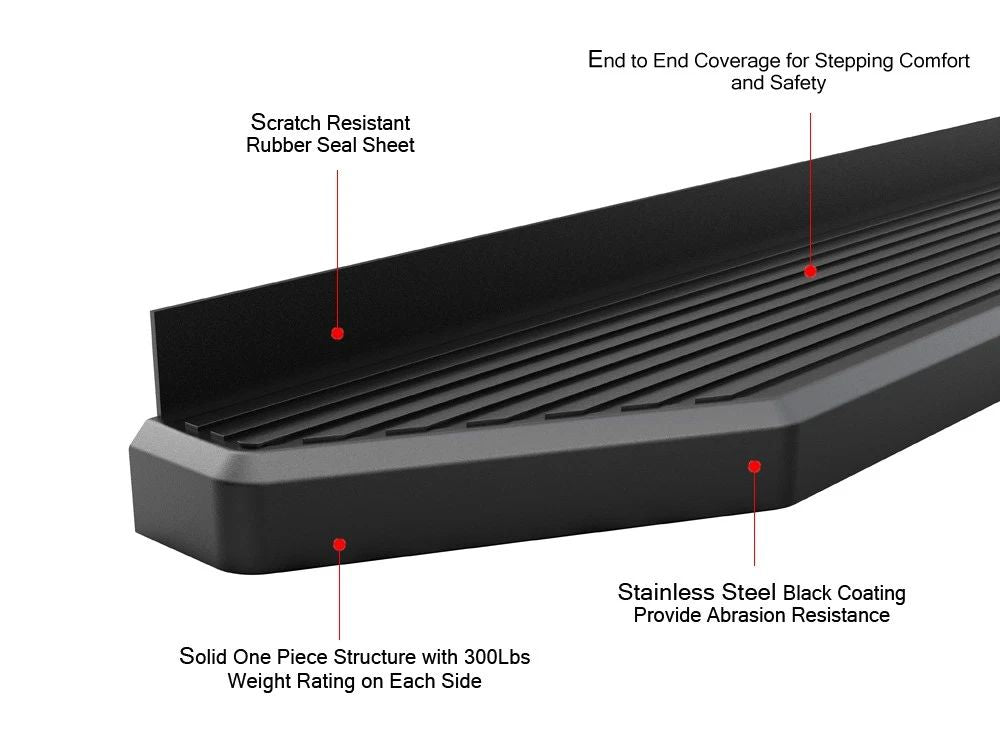 Running Boards For 2021-2025 Ford Bronco 2-Door Aluminum Side Step Bar Secondary image