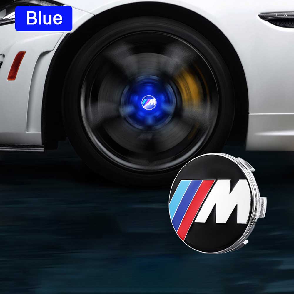 BMW Floating LED Wheel Center Hub Caps | 4Pcs