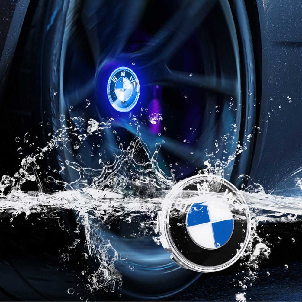 BMW Floating LED Wheel Center Hub Caps | 4Pcs