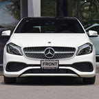 2pcs Mercedes-Benz License Plate Frames with Screw Caps