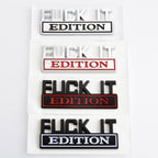 FUCKIT EDITION Emblem For Dodge Jeep | 2Pcs