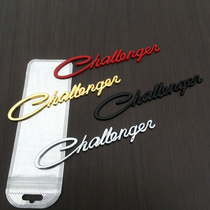 Challenger Metal Emblem Letters For Dodge | 1Pc Hauptbild