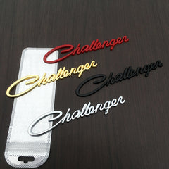 Challenger Metal Emblem Letters For Dodge | 1Pc