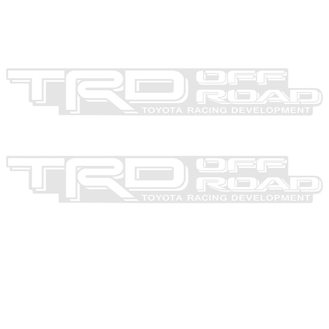 Toyota TRD 4x4 Decals | 2Pcs