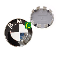 BMW Logo Wheel Hub Center Caps | 4Pcs