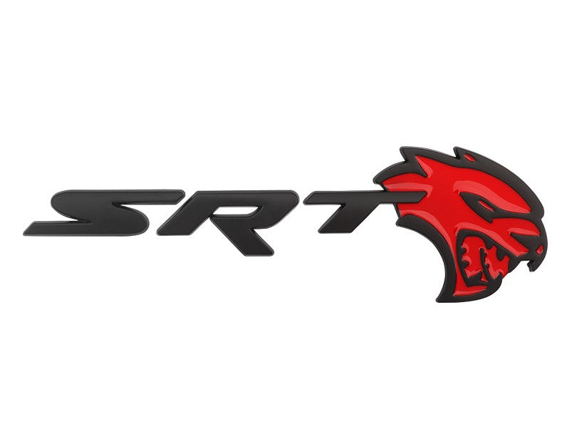 SRT Hellcat 3D Emblem | Side Rear | Hellcat SRT (1Pc), Hellcat (2Pcs)