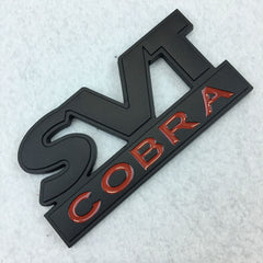 1Pc SVT Cobra Trunk Lid Emblem For Ford Mustang