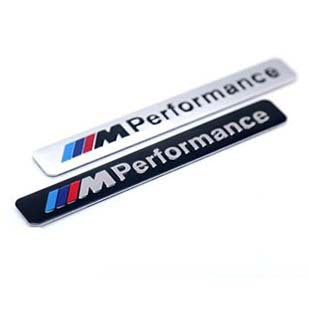BMW M Performance Badge 3D Metal Sticker | 1Pc Immagine principale del prodotto