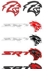 SRT Hellcat 3D Emblem | Side Rear | Hellcat SRT (1Pc), Hellcat (2Pcs)