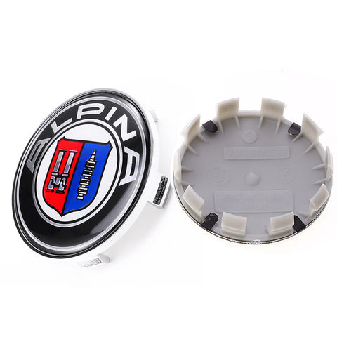 BMW Logo Wheel Center Caps | 4Pcs