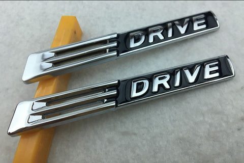 BMW Xdrive Shark Gills Side Fender Vent Emblem | 2Pcs