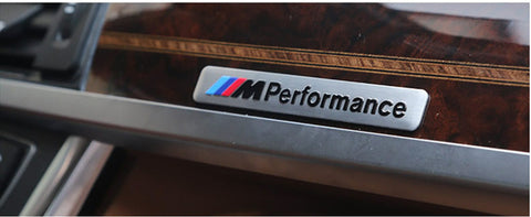 thumbnail image 2 of BMW M Performance Black Alloy Decal Logo Badge – 1x, UK Stock, Genuine OEM Style 2 of 6