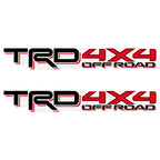 Toyota TRD 4x4 Decals | 2Pcs