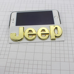 Front Hood Jeep Logo Emblem 3D Sticker for 2014-2022 Jeep Grand Cherokee