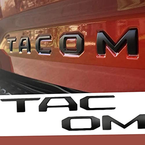 Toyota Tacoma 3D ABS Tailgate Insert Letters | 1Pc