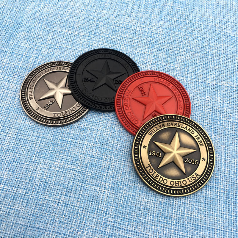 1941 2016 TOLEDO OHIO USA 3D Emblem Sticker Emblem for Jeep Wrangler Main image