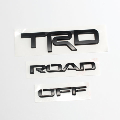 Toyota RAV4 TRD OFF Road Emblem | 3Pcs