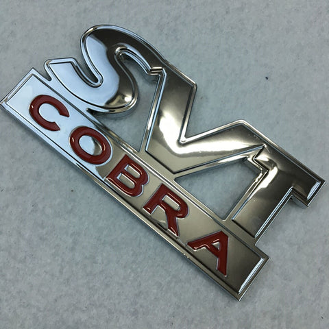 1Pc SVT Cobra Trunk Lid Emblem For Ford Mustang