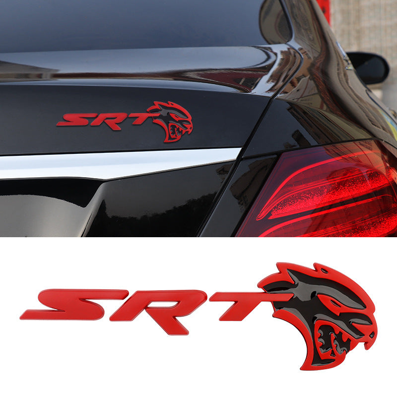 SRT Hellcat 3D Emblem | Side Rear | Hellcat SRT (1Pc), Hellcat (2Pcs)