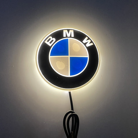 BMW 82mm LED Car 4D Front Grille Logo | 1Pc
