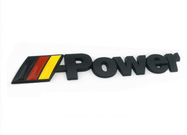BMW M Power Performance 3D Car Vinyl Sticker | 1Pc