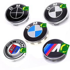 BMW Logo Wheel Hub Center Caps | 4Pcs