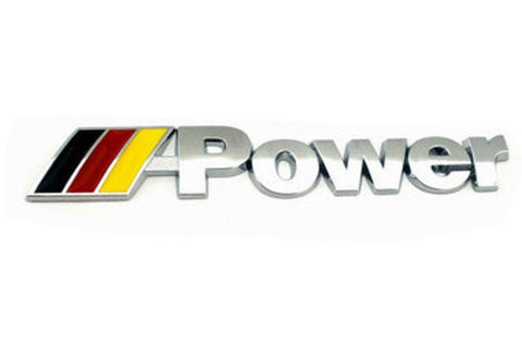 BMW M Power Performance 3D Car Vinyl Sticker | 1Pc
