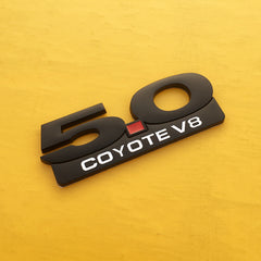 5.0 COYOTE V8 Fender Emblem For Ford Mustang | 1Pc