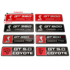 GT350 GT500 T5.0 COYOTE Sticker For Mustang | 1Pc