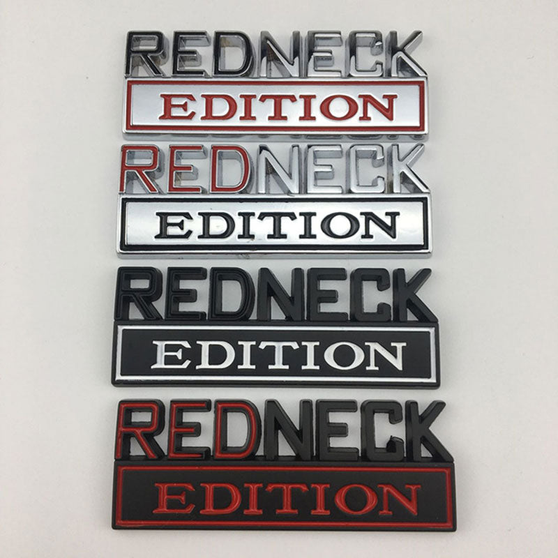 2Pcs REDNECK EDITION Emblem For Chevy Toyota Ford Car Truck Imagen principal del producto