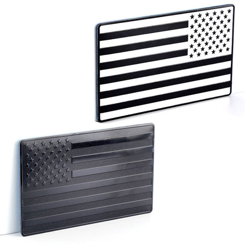 3D American Flag Emblem | 2pcs