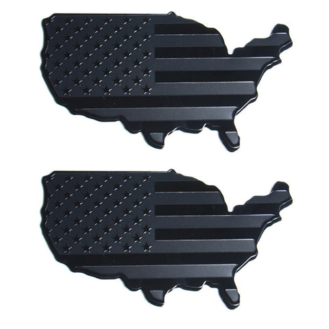American Flag Fender Emblem | 2pcs