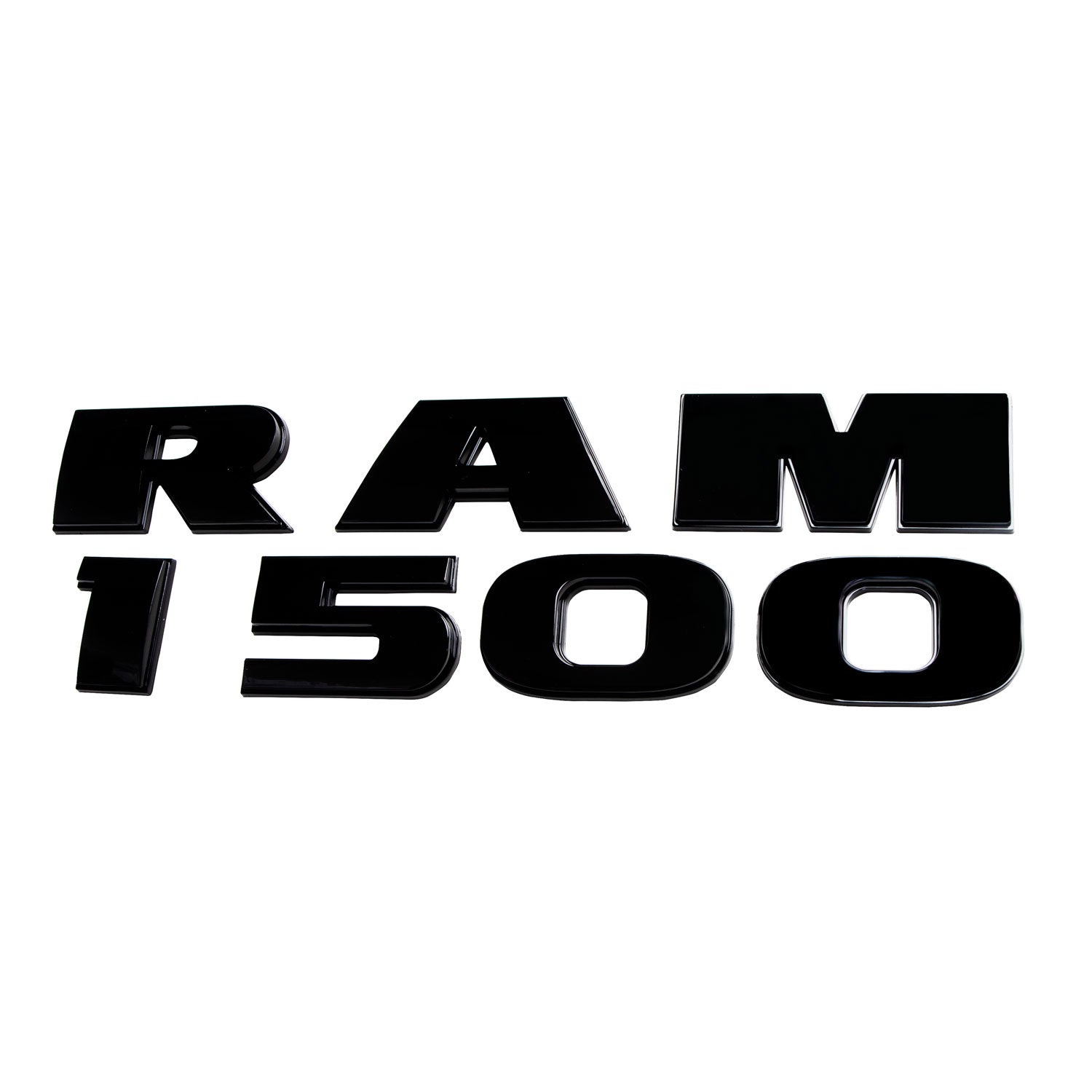 2PCS Set Front Door Emblems Letters Badges Fits For RAM 1500 Model Secondary image