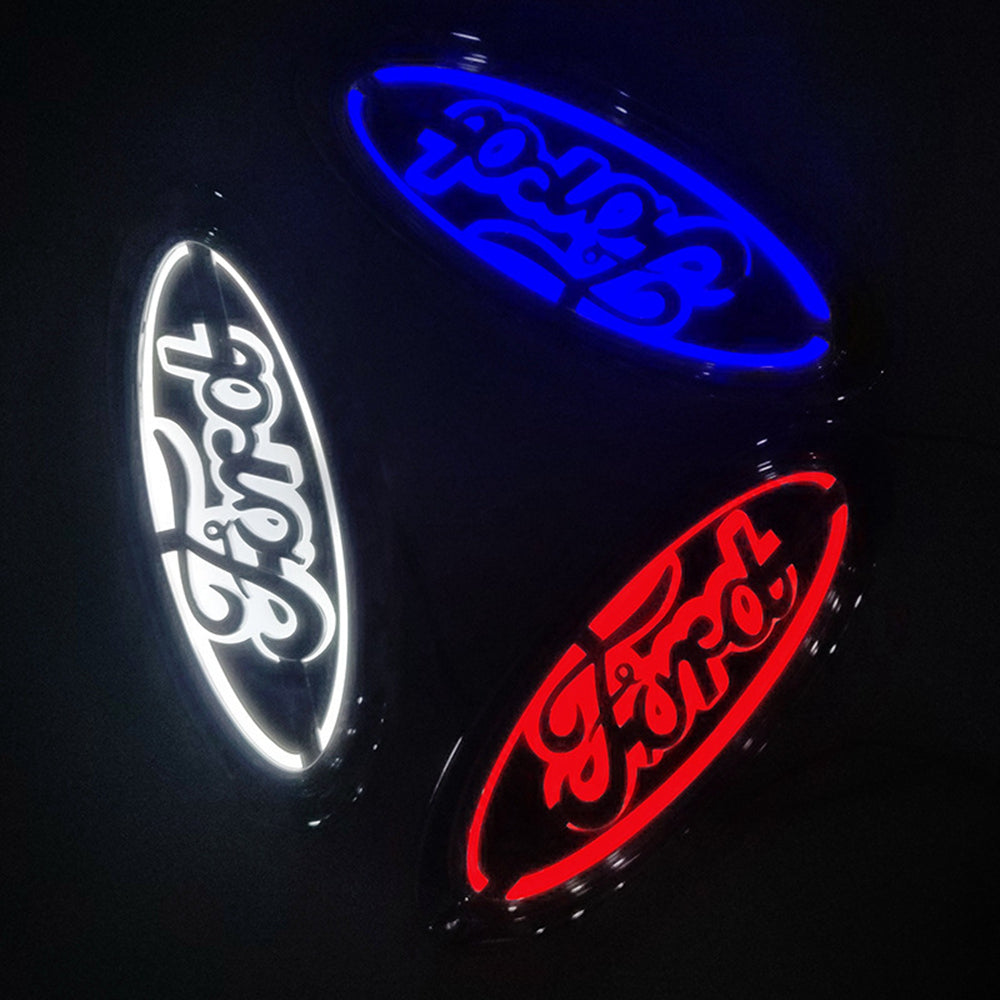 5D Ford LED Emblem Chrome Housing For Ford Focus Mondeo Kuga