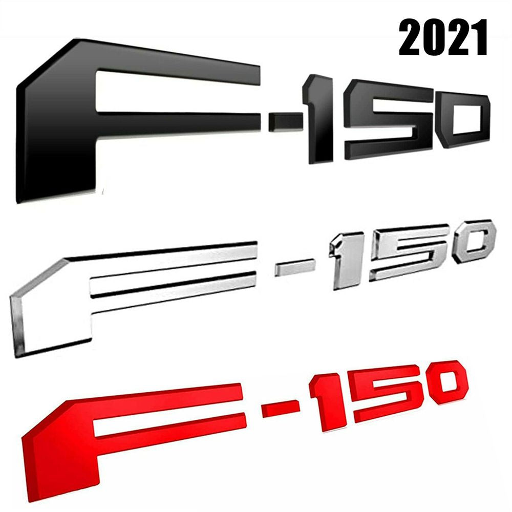 21 - 24 Ford F150 Tailgate Inserts Decals Letters Stickers Imagen principal del producto