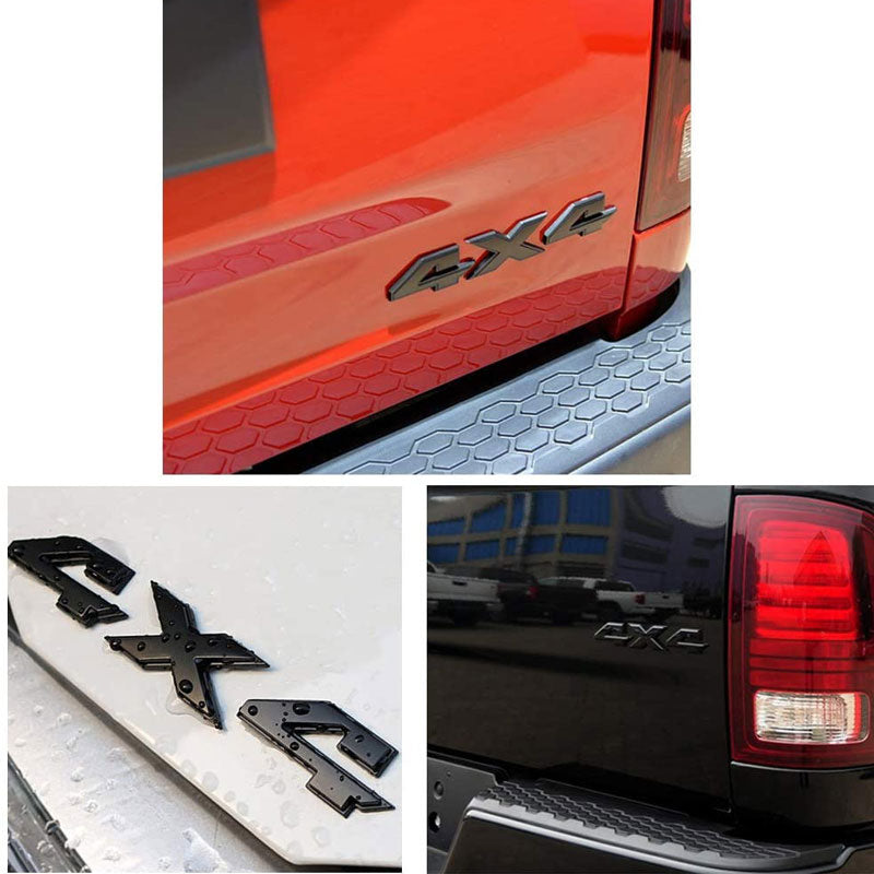 For Dodge RAM Jeep Grand Cherokee 4X4 Tailgate Badge Logo Nameplate Emblem