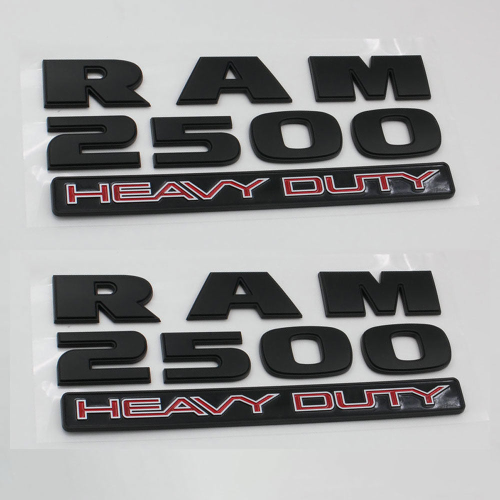 RAM 2500 HEAVY DUTY Emblem Badge | 2Pcs