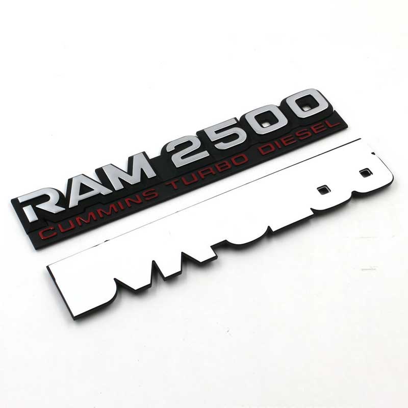 RAM 2500 CUMMINS TURBO DIESEL Emblem | 2Pcs