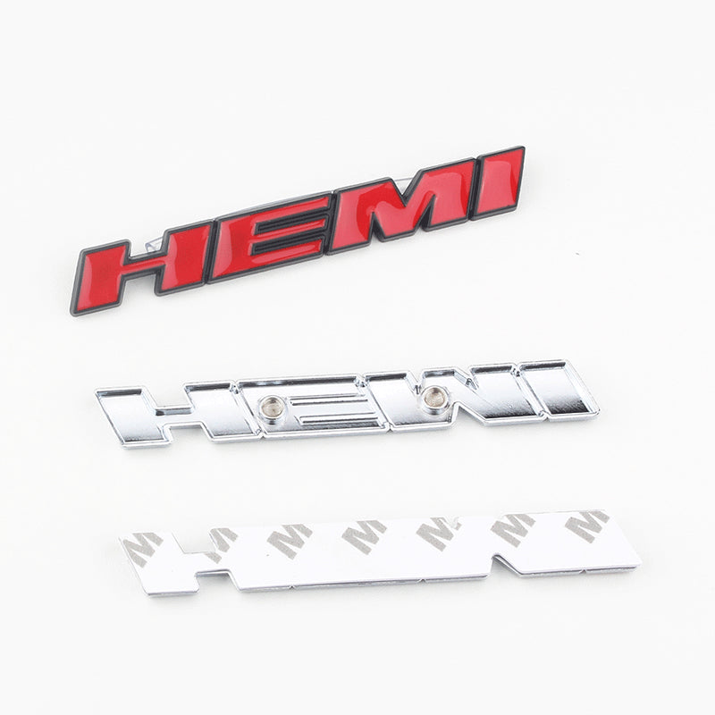 HEMI Fender Badge Overlay Decal | 2Pcs