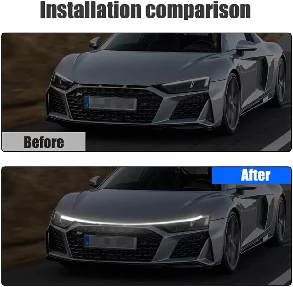 Car Led Lights Exterior Car Hood Light Strip | 1Pc Secondary image