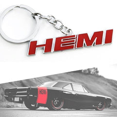 Metal Keychain For Jeep & Dodge Challenger Charger Hemi