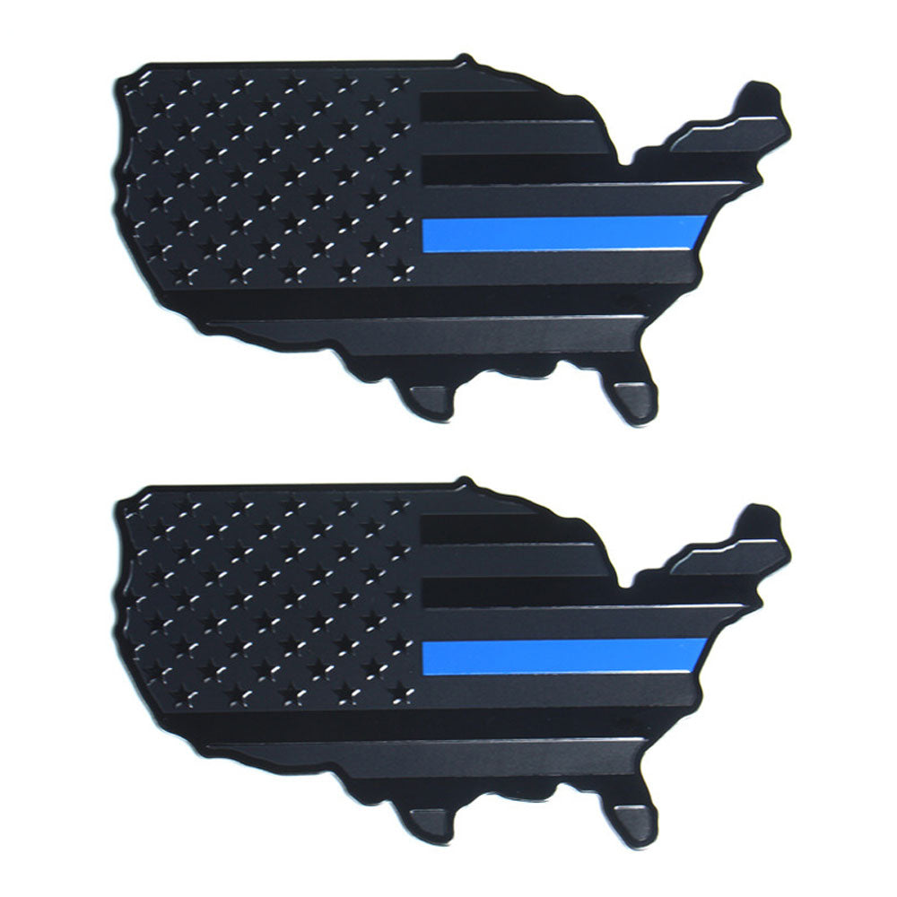 American Flag Fender Emblem | 2pcs