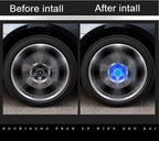 4PCS 54mm Floating LED Wheel Center Caps for 2015-2024 Ford Mustang